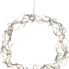 CURLY Hängande Krans 30cm 80LED Silver