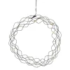 CURLY Hängande krans 30cm Svart