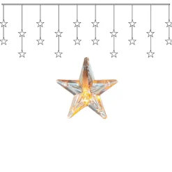 CURTAIN Ljusgardin 1,8m 20LED Varmvit/Klar