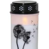 DANDELION LED-Gravljus 12cm Vit