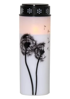 DANDELION LED-Gravljus 21cm Vit