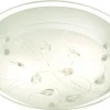 DEMI Plafond 33,5cm Vit/Klar/Krom