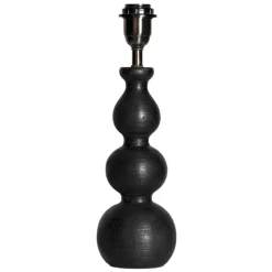 DEVON Lampfot E27 38cm Svart/Borstad mässing