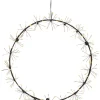DEW DROP FLOWER Krans 35cm 270LED Varmvit/Svart