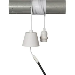 E27 BASIC Sladdställ m.Takkopp 3,5m Vit