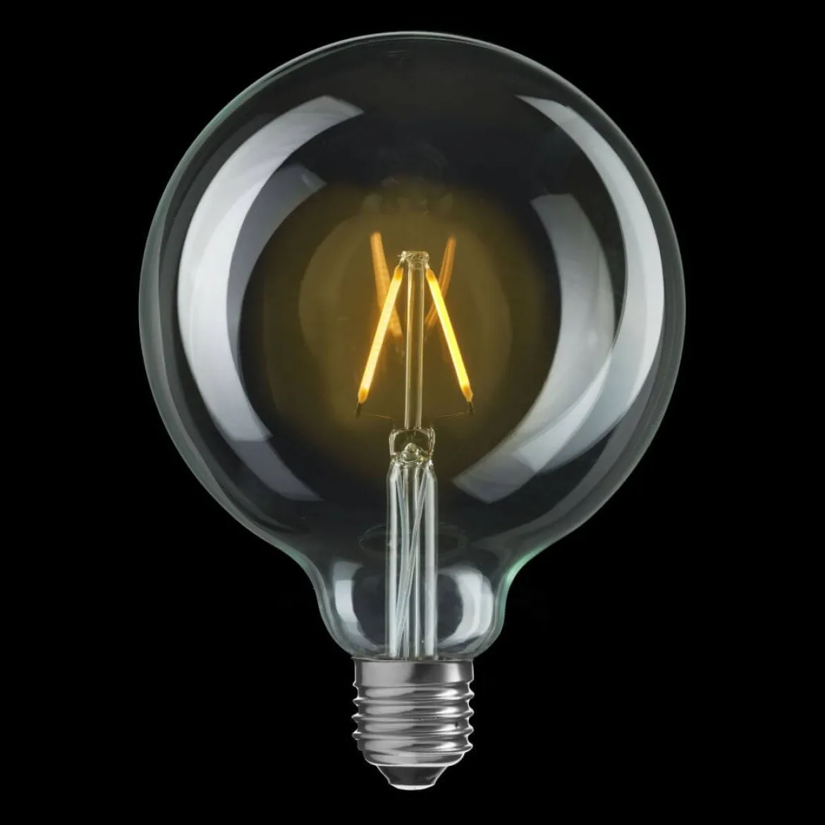 E27 CLASSIC Glob125 Klar 0,8W 2200K 70lm LED-Lampa