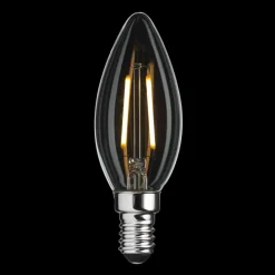 E14 CLASSIC Kronljus Klar 0,8W 2700K 80lm LED-Lampa