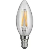 E14 CLASSIC Kronljus Klar 4W 2700K 400lm LED-Lampa