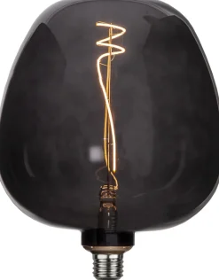 E27 Decoled 2W 2200K 40lm Svart LED-Lampa