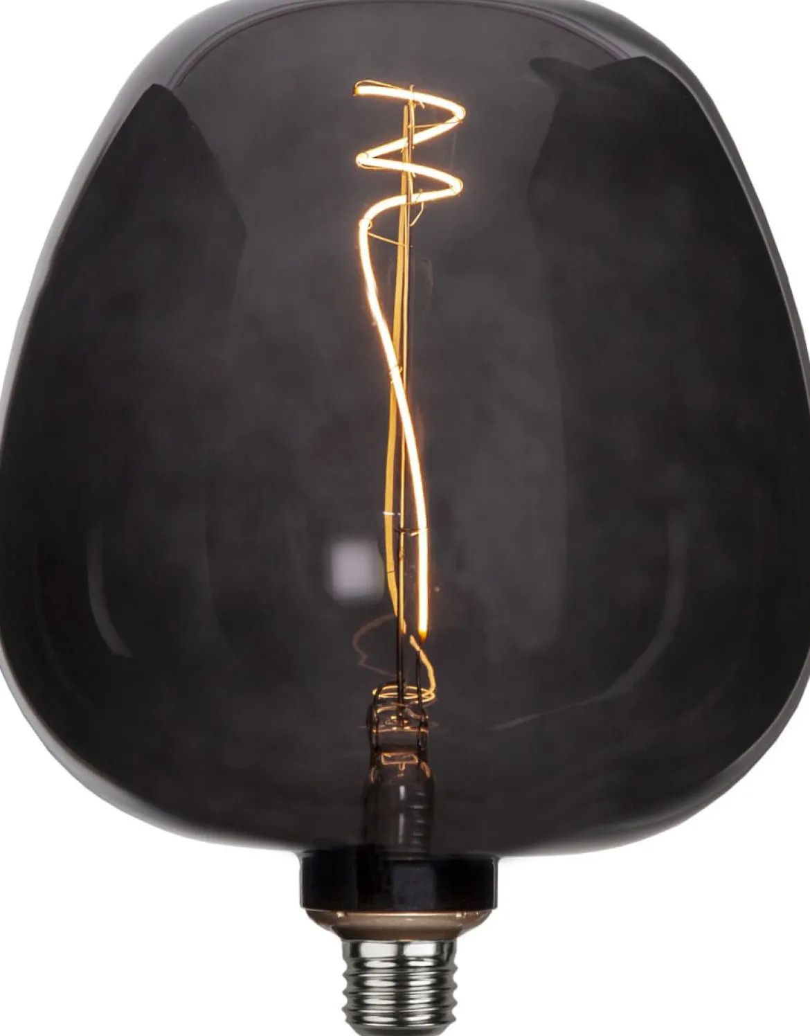 E27 Decoled 2W 2200K 40lm Svart LED-Lampa