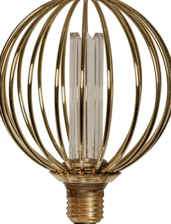 E27 DesignGlob12 Metall 4.3W 1800K 180lm LED-Lampa