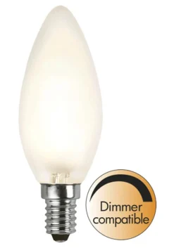 E14 Frostad Kronljus 4W 2700K 400lm LED-Lampa
