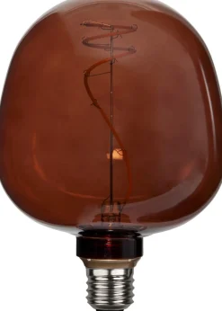 E27 Glob125 Decoled Brun 2W 1800K 45lm LED-Lampa