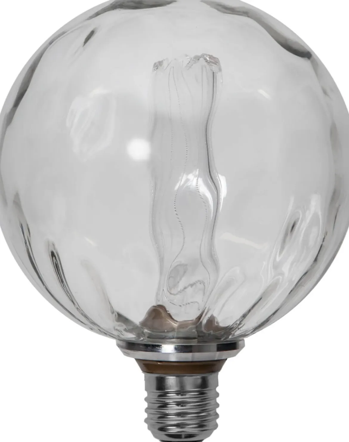 E27 Glob125 Decoled 1W 2000K 50lm Krackelerad LED-Lampa