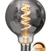 E27 Glob95 Dimbar Decoled Rökfärgad 2W 2100K 50lm LED-Lampa