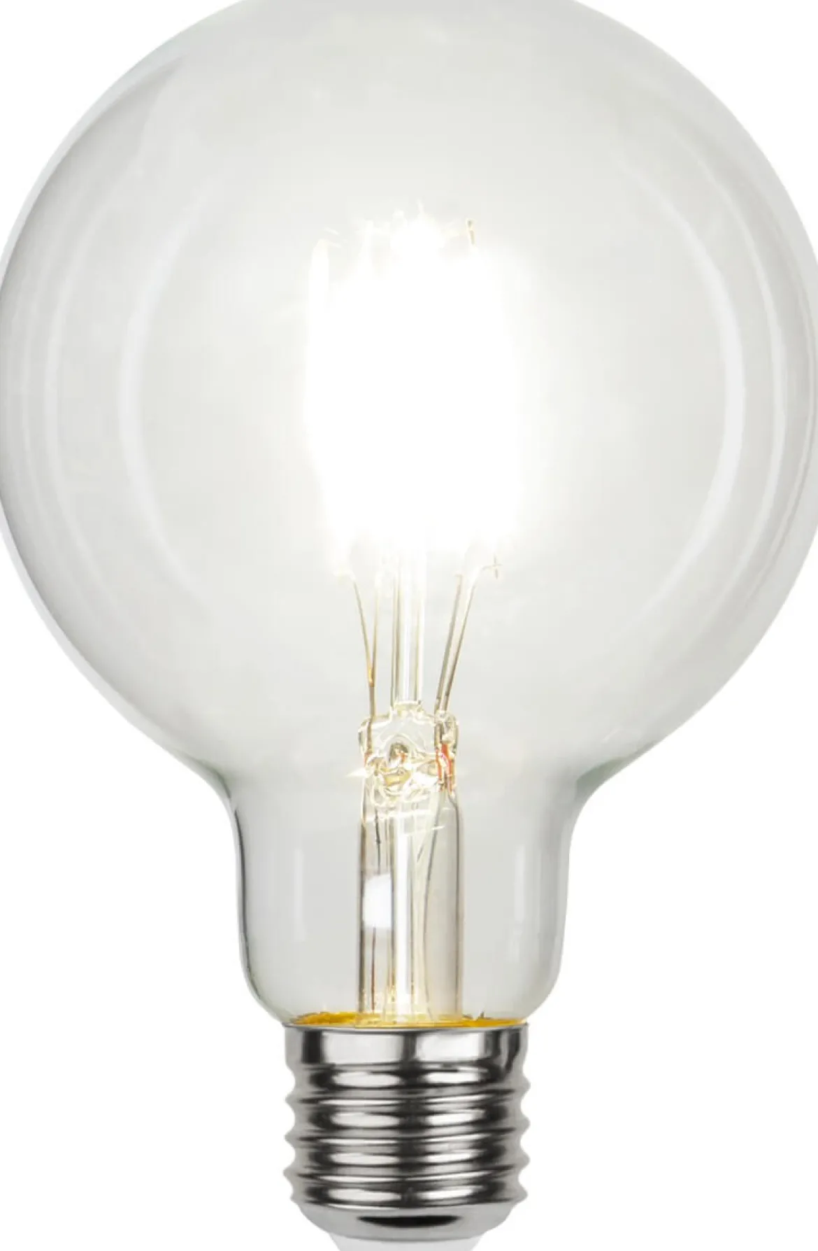 E27 Glob95 Lågvolt 12-24V 2W 2700K 250lm Klar LED-Lampa