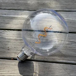 E27 Glob120 Lågvolt 12V 0,3Watt Varmvit 30lm Klar LED-Lampa