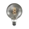E27 Glob125 3-Stegs Dimbar 4W 150lm 1800K Curly Smoke