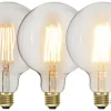 E27 Glob125 3-stegs Dimmfunktion 6.5W 2100k 700lm LED-lampa