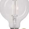 E27 95-Glob Vit Dimbar 7W 2700K 806lm Klar LED-Lampa