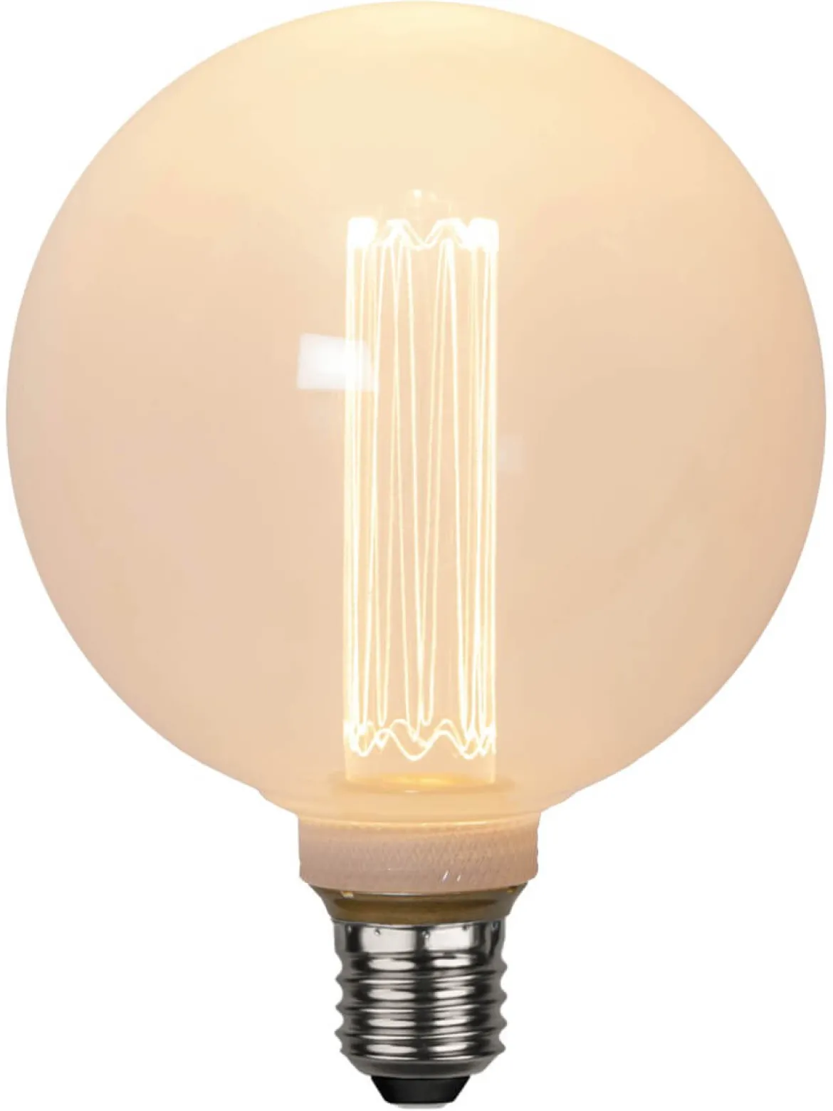E27 Glob125 1W 2000K 50lm Opal/vit LED-Lampa