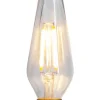 E14 Kronljus Dekoration 0.3W 2100K 30lm Klar LED-Lampa