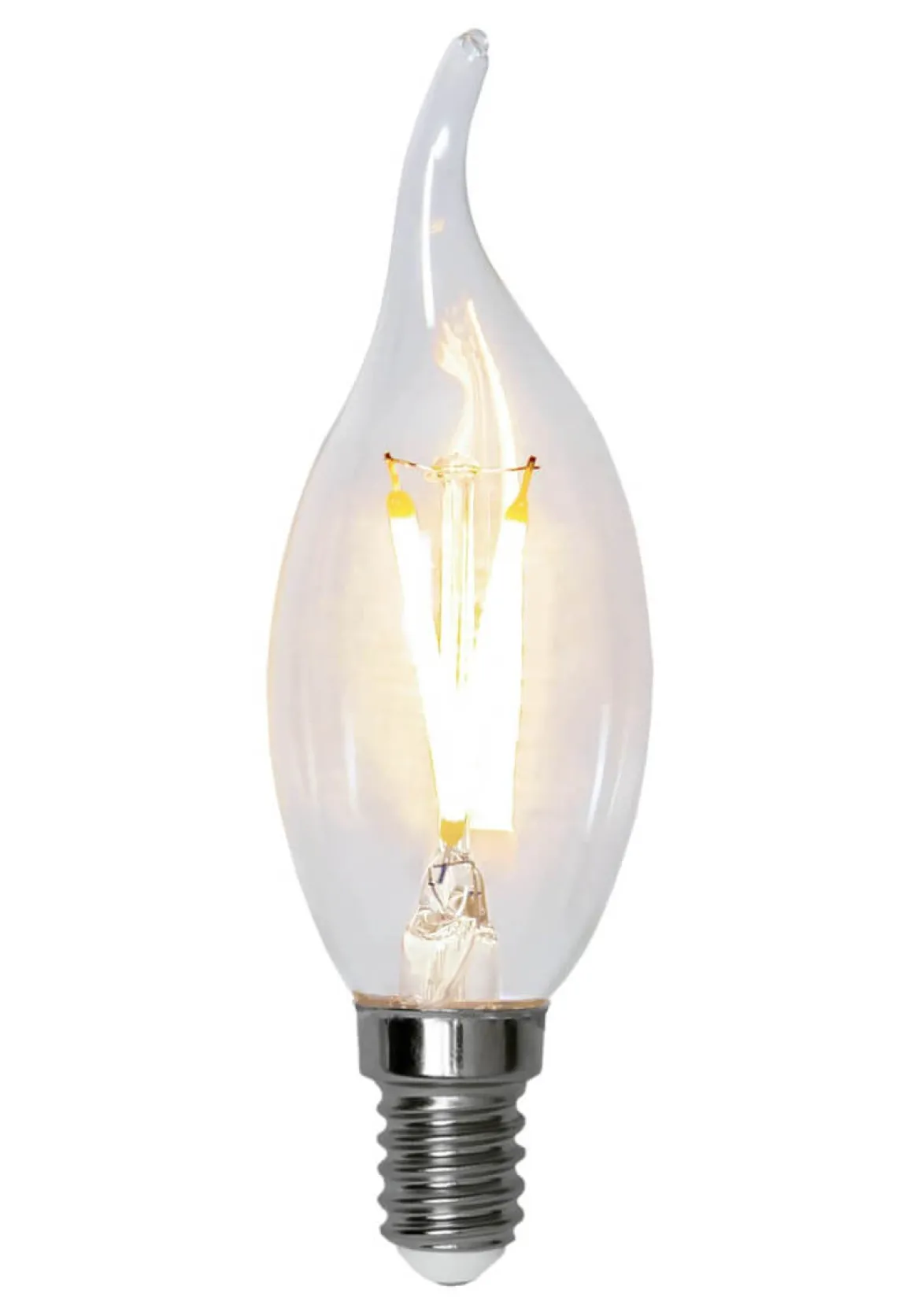 E14 Kronljus Klar 1.5W 2700K 150lm LED-Lampa