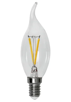 E14 Kronljus Klar 1.5W 2700K 150lm LED-Lampa