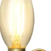 E14 Kronljus SoftGlow Dimbar 4,5W 2100K 470lm Klar LED-Lampa