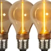 E27 Normal 3-Steg Dimbar Minne DecoLed 2W 1800K 100lm Amber