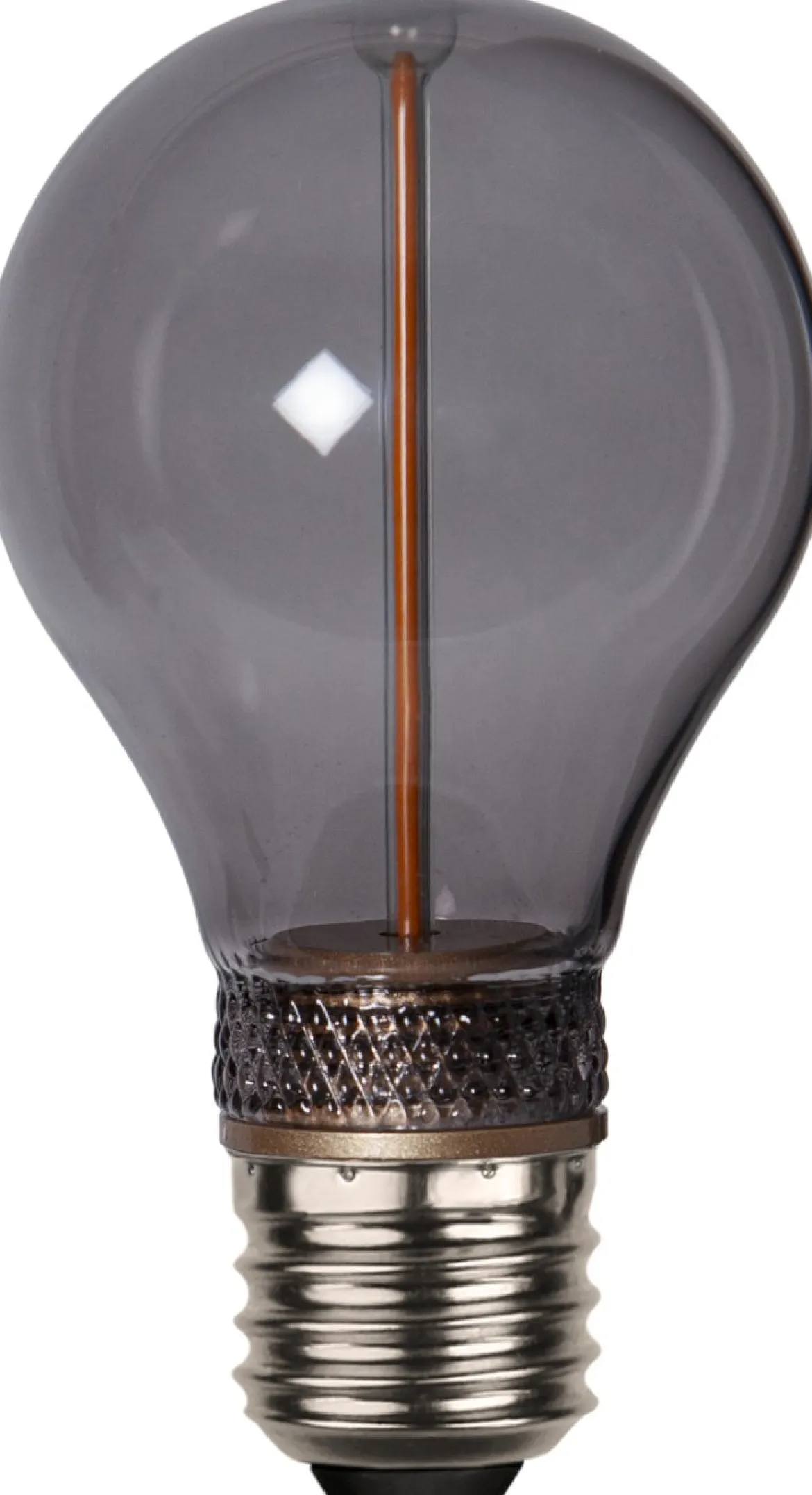 E27 Normal 3-Steg Dimbar Minne DecoLed 2W 1800K 100lm Smoke