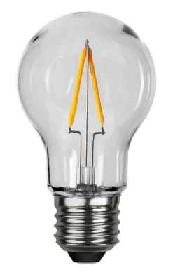 E27 PC Cover Klot 1W 2200k 80lm LED-Lampa