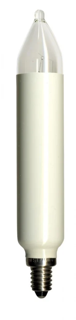 E10 Reservlampa 2-pack 34V 12cm Klar/Vit