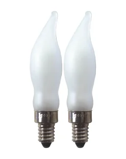 E10 Reservlampa 2-Pack 230V LED Frostad