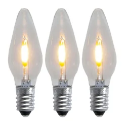 E10 Reservlampa Universal LED 3-Pack 23-55V AC/DC Klar