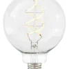 E27 3-Stegs Dimbar Glob125 4W 2700K 300lm Klar LED-Lampa