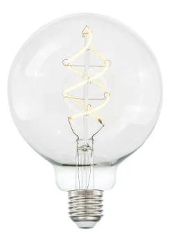 E27 3-Stegs Dimbar Glob125 4W 2700K 300lm Klar LED-Lampa