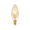 E14 3-Stegs Dimbar Kronljus 3/2,2/0,8W 150lm 1800K Amber