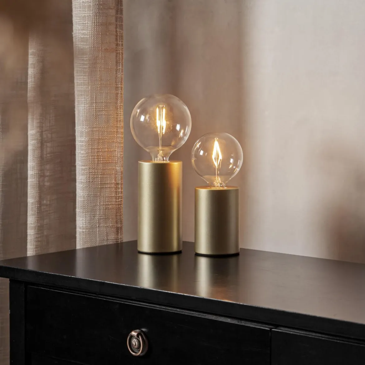 E27 TINY Lampfot 14cm Guld