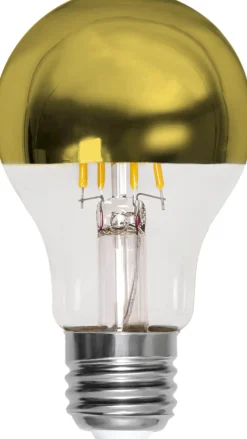 E27 Toppförseglad Guld Normal 4,8W 2700K 400lm LED-Lampa
