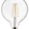 E27 UNI-LEDISON Glob125 Klar 2200K 7,5W 700lm Dimbar