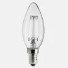 E14 UNI-WHITE Kronljus 2W 2700K 165lm Dimbar