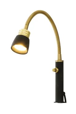 EKETORP Sänglampa Dimbar 40cm Svart/Matt Mässing