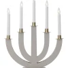 ELI Träljusstake 7L 47cm Beige