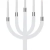 ELIAS Ljusstake 7L 67cm Vit/Silver