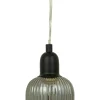 ELIN Fönsterlampa 15cm Svart/Rökgrå