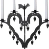 EL-TUPP Metalljusstake 4L 62cm Svart