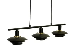 Epsilon Takpendel 86cm Svart/Guld/Krom
