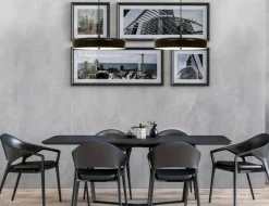 ETA Taklampa LED 45cm Svart