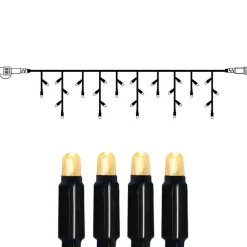 EXTRA SYSTEM 24 Istappsslinga 3m 49LED Varmvit/Svart IP44